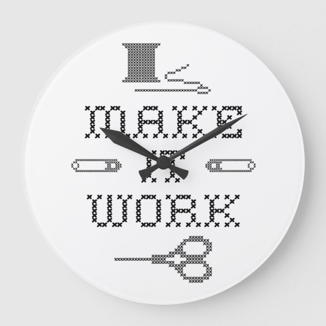 Välj bakgrund Färg Stor Klocka (Framsida)