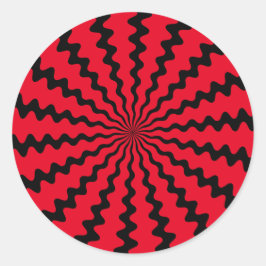 Välj bakgrundsstämpel för Zig Färg Runt Klistermärke