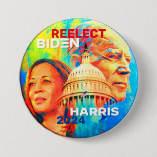 Välj Biden Harris 2024 igen Knapp