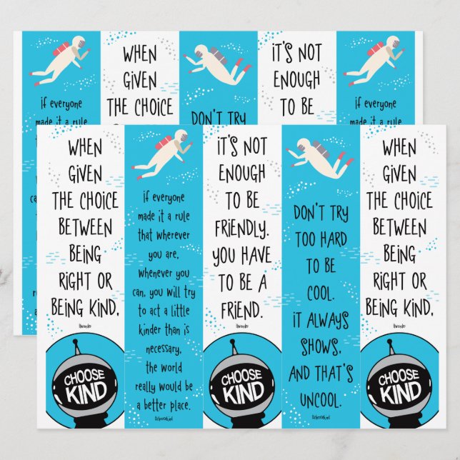 Välj Bokmärken för TYP AV DIY Inbjudningar (Fram/baksida)