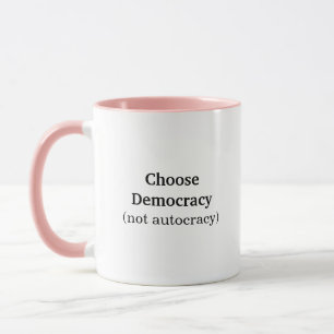Välj Democracy Coffee Mugg