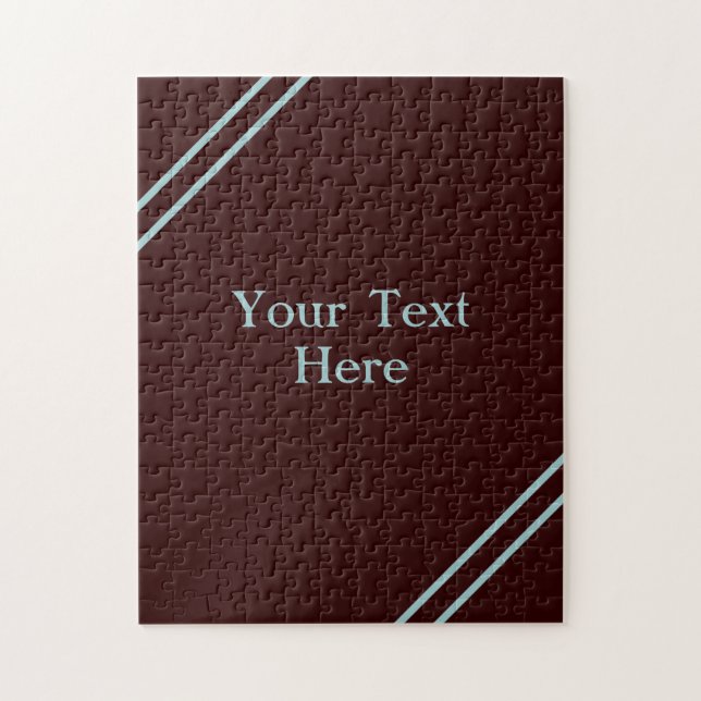 Välj den hårda blå texten i Färg Pussel (Vertikal)