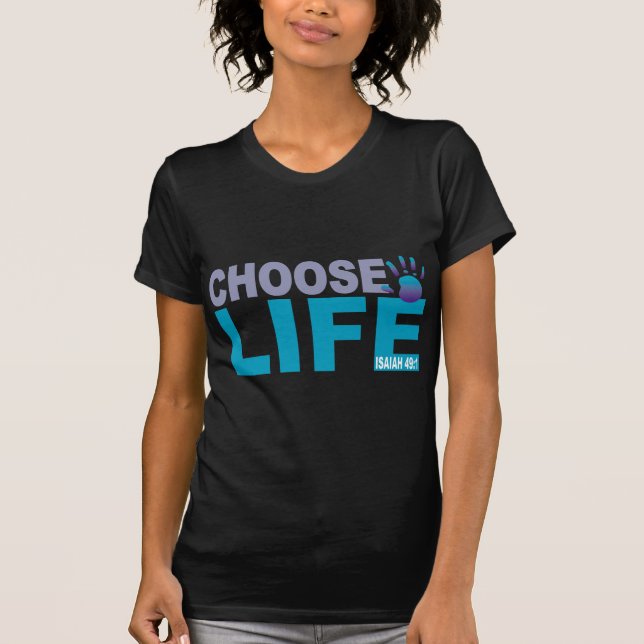 Välj den livIsaiah 49:1 T Shirt (Framsida)