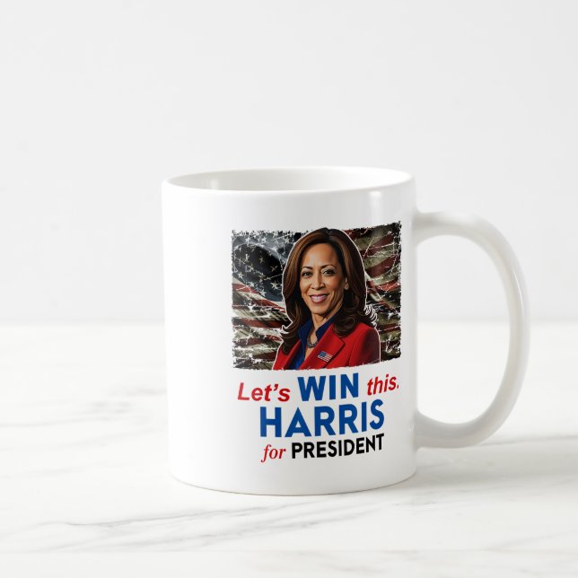 Välj Denna Harris Till President Kamala Harris 202 Kaffemugg (Höger)