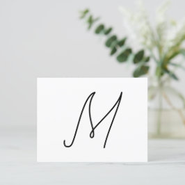 Välj din egen Brev | Font Stil: Alexandria Vykort