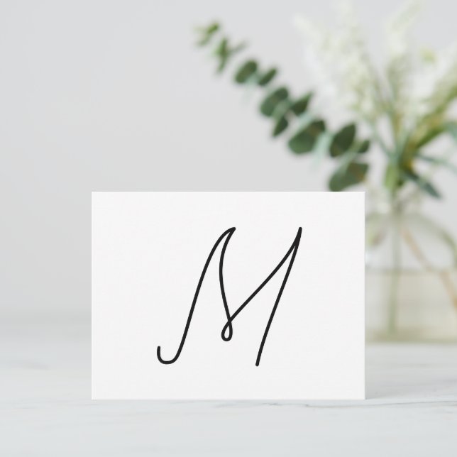 Välj din egen Brev | Font Stil: Alexandria Vykort (Stående Fram)