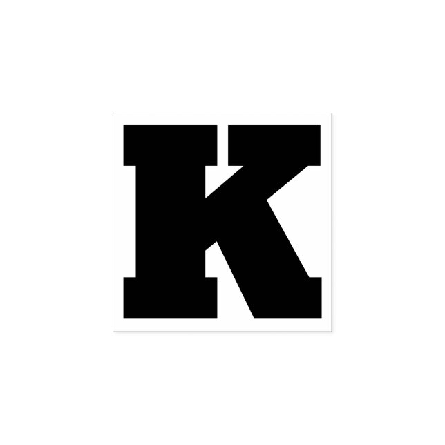 Välj din egen Brev | Stil: Alfa Slab One Stämpel (Tryck)