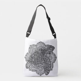 Välj din egen Färg Coloring Sea Turtle Mandala Axelväska