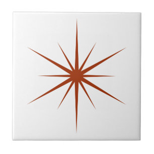 Välj din egen Färg Roligt Mid Centres Modern Star Kakelplatta