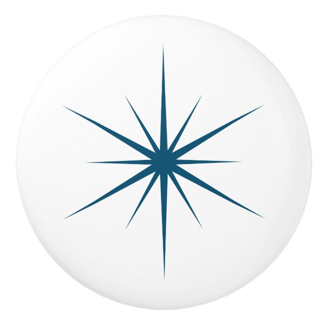 Välj din egen Färg Roligt Mid Centres Modern Star Knopp (Framsidan)