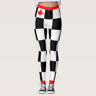 Välj din egen kanadensiska apelkontrollerbar Färg Leggings