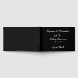 VÄLJ DIN FÄRG 50-årsjubileum Fest Gästböcker