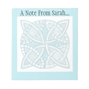Välj din Färg Celtic Knot Decorative Mönster Anteckningsblock
