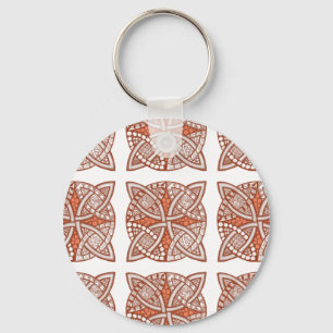 Välj din Färg Celtic Knot Decorative Mönster Nyckelring