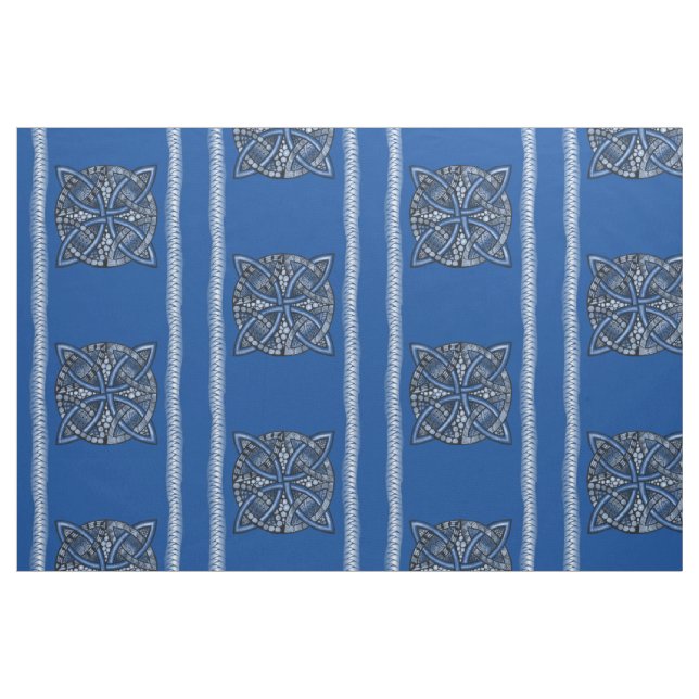 Välj din Färg Celtic Knot Decorative Mönster Tyg (Fat Quarter)