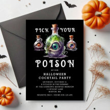 Välj din gift Halloween Cocktailfest