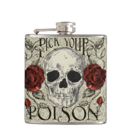 Välj din giftskalleflaska fickplunta