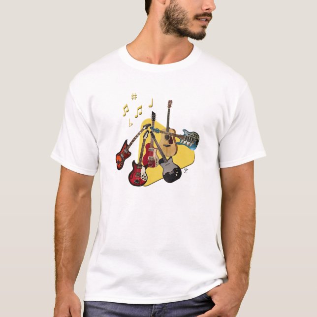 Välj din gitarr t-shirt (Framsida)