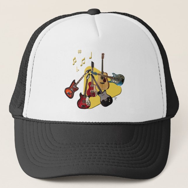 Välj din gitarr truckerkeps (Framsida)