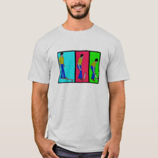 välj din mosaik för skateboardw-gränsen filtrerar tee