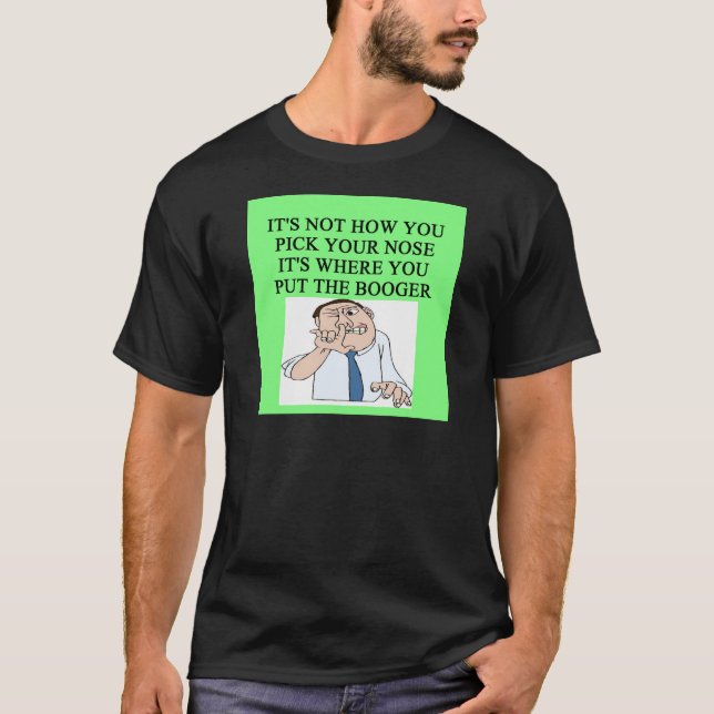 välj din näsa tee shirt (Framsida)
