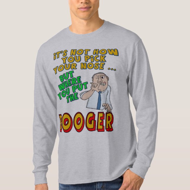 Välj din näsa tee shirt (Framsida)