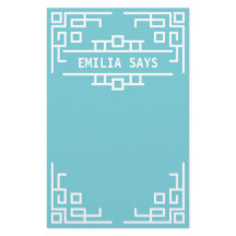 Välj din Retro geometriska gräns för färgart déco