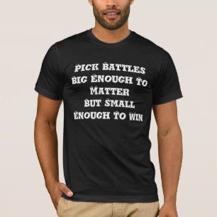 Välj din stridskjorta tee