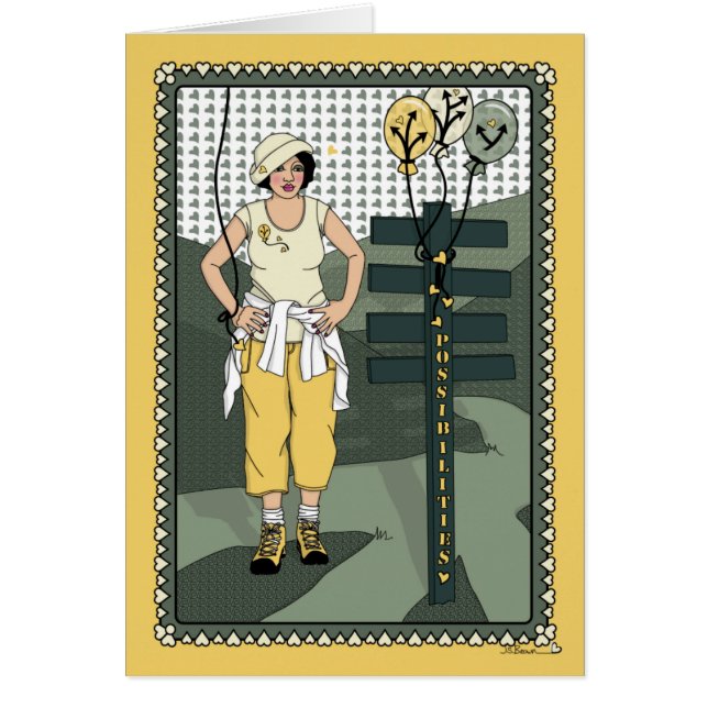 Välj din väg_C_Gratulationskort Hälsningskort (Framsidan)