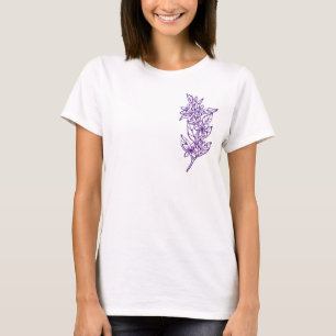 Välj dina egna färgblommor - Dam T-Shirt