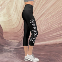VÄLJ DINA FÄRG Anpassningsbar Yoga Namn Capri Legg