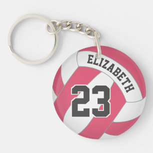 välj dina färg rosa vita flickors volleyball