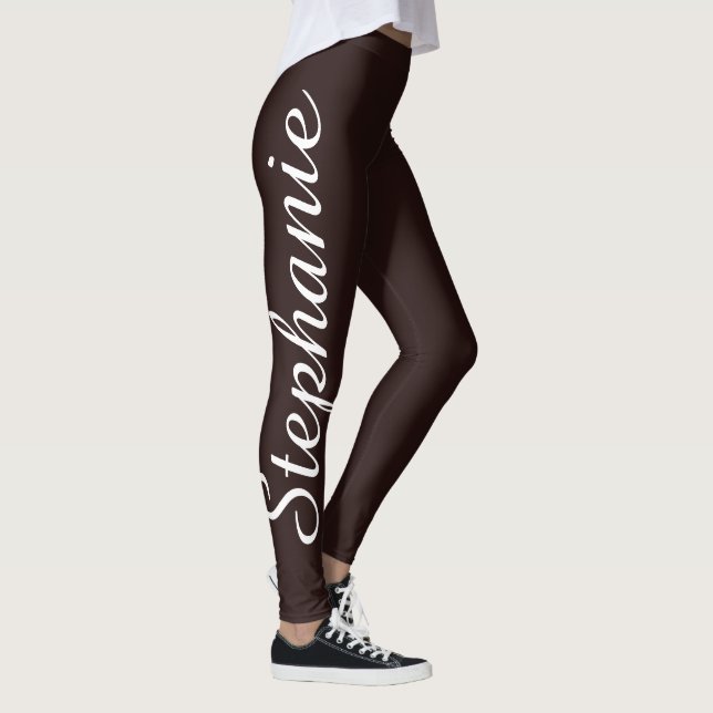 VÄLJ DINA Yoga Leggings i FÄRG Anpassningsbar med  (Höger)