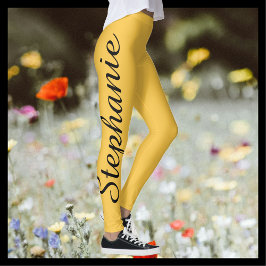 VÄLJ DINA Yoga Leggings i FÄRG Anpassningsbar med