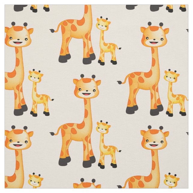 Välj ditt bakgrundsmaterial av färg Giraffe Tyg (Provkarta)