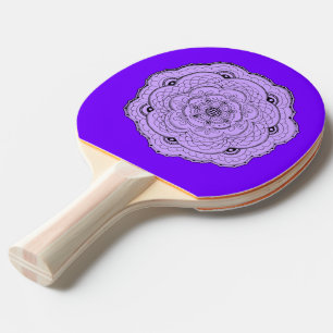 Välj ditt eget Färg Lacy Crochet-utseende Pingisracket