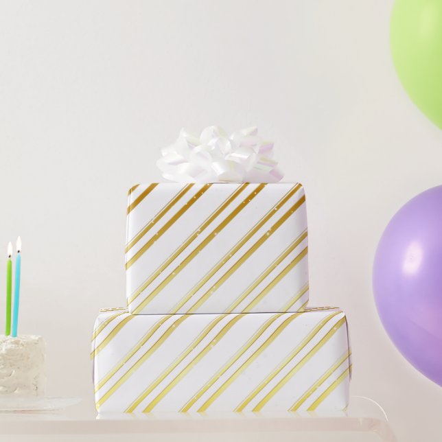 Välj ditt eget Färg med Guld Rand Presentpapper (Festgåvor)