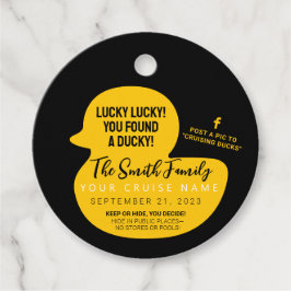 Välj ditt Färg Cruise Anka Gåvor Etiketter