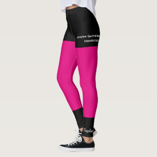 VÄLJ DITT FÄRG-lagg med Fake Black Kort Leggings