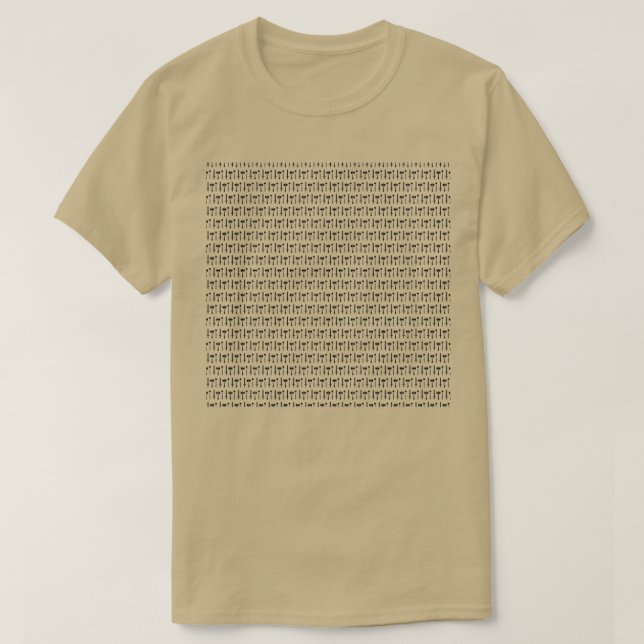 Välj ditt vapen Mönster T Shirt (Design framsida)