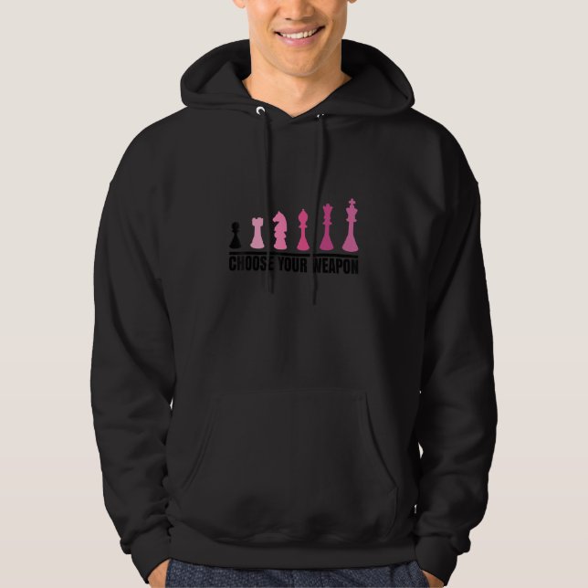 Välj ditt vapen Schack_7 Hoodie (Framsida)