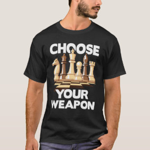 Välj ditt Vapenfunktionella schackspelarschack Äls T Shirt