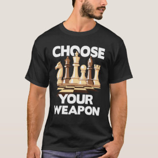 Välj ditt Vapenfunktionella schackspelarschack Äls T Shirt
