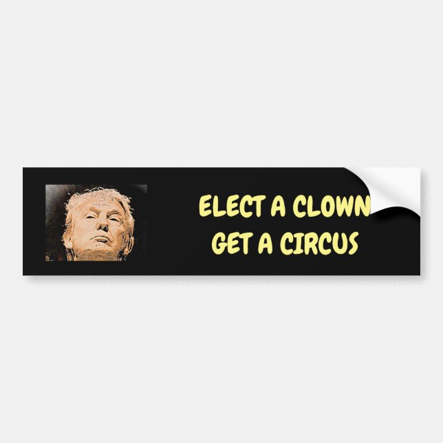 Välj en clown bildekal (Framsidan)