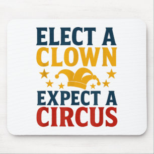 Välj en clown, förvänta dig en cirkus kul musmatta