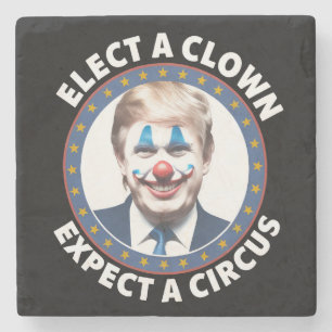 Välj en clown, förvänta dig en cirkus rolig politi stenunderlägg