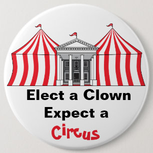 Välj en clown, förvänta en cirkusknapp knapp