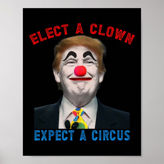 Välj en clown poster (Framsidan)