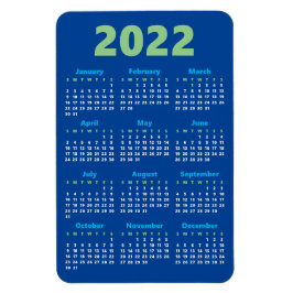 Välj en egen färg | 2022 Kalendermagnet Magnet