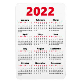 Välj en egen färg | 2022 Kalendermagnet Magnet